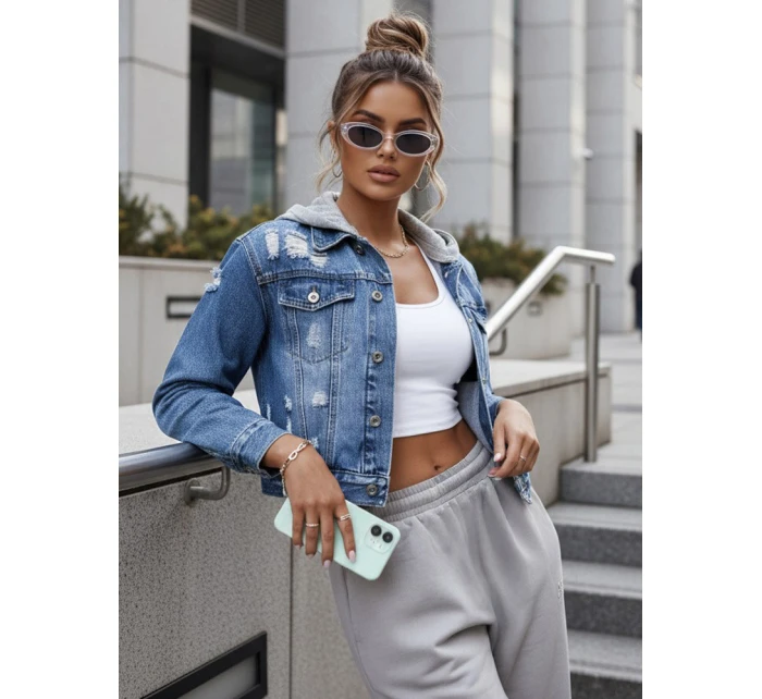 Dámska džínsová bunda BOOST modrá TY1242z