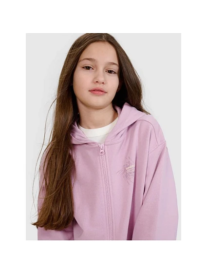 Dívčí mikina s kapucí model 21435764 - 4F