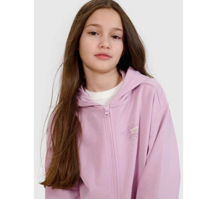 Dívčí mikina s kapucí model 21435764 - 4F