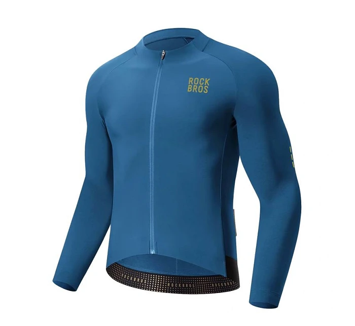 Rockbros YDWT020 Cyklistická bunda Diamond jeseň/zima veľkosť XL - modrá