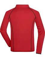 JN 498 Pánské funkční tričko s dlouhým rukávem model 22487000 red/black - Daiber
