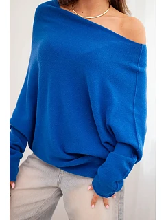 Dámský asymetrický svetr z viskózy model 22281571 - K-Fashion