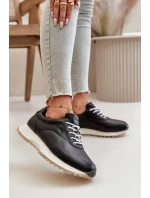 Dámské Sneakers Sportovní Obuv Z Eko Kůže Big Star model 21669630 HiPoly System Černé - Big Star Shoes