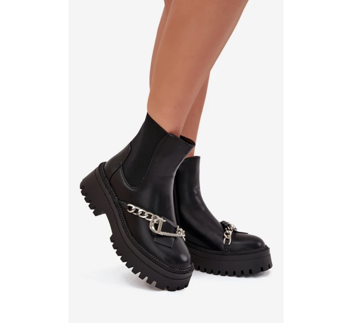 Dámské Boty Na Platformě S Černé model 21706782 - Boto