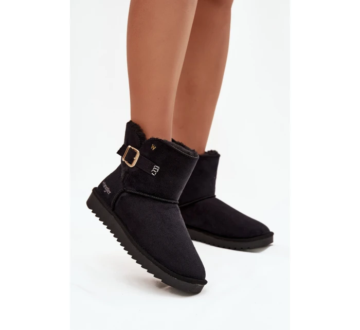 Śniegowce Damskie Z Klamrą Wrangler 20253091.25Y Czarne