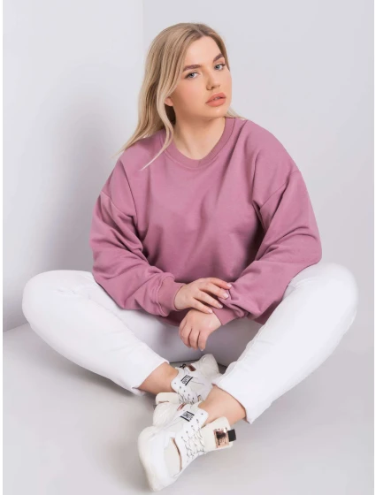 Mikina RV BL 6316.16X tmavo ružová