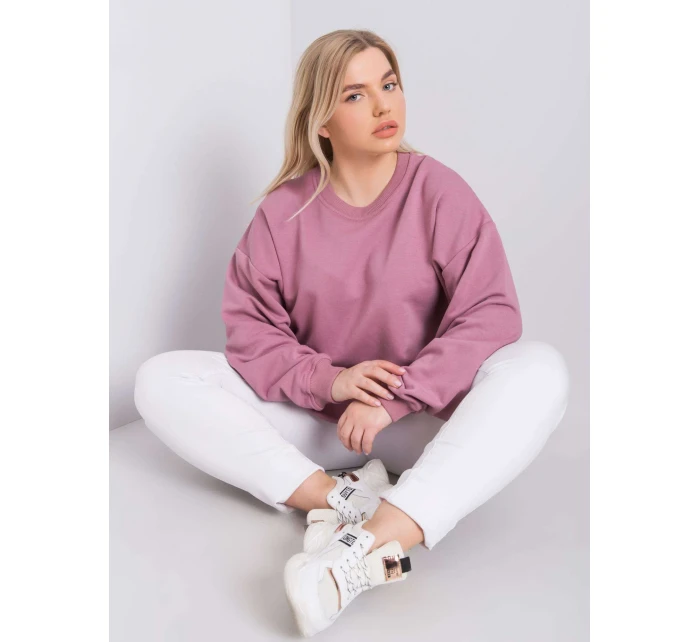 Mikina RV BL 6316.16X tmavo ružová