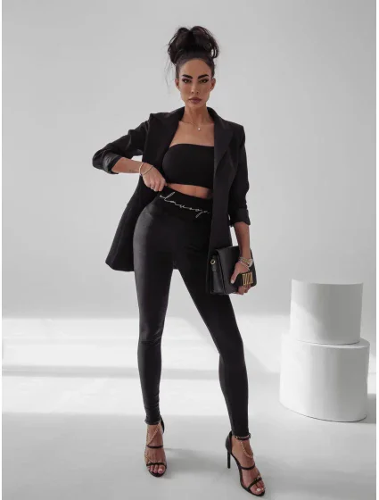 Dámské legíny model 18480681 černé - Ola Voga