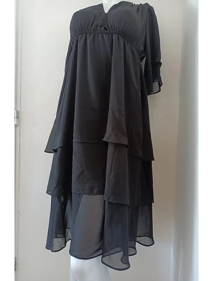 Dámské šaty černé  model 18913701 - STYLOVE