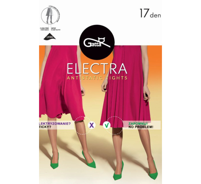 Hladké dámske pančuchové nohavice ELECTRA - 17 DEN - 5
