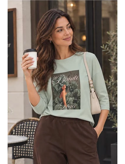 BLUZKA model 22392789 - OFF PINK
