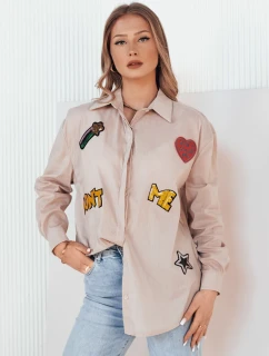 Dámská košile hnědá model 21973013 - Dstreet