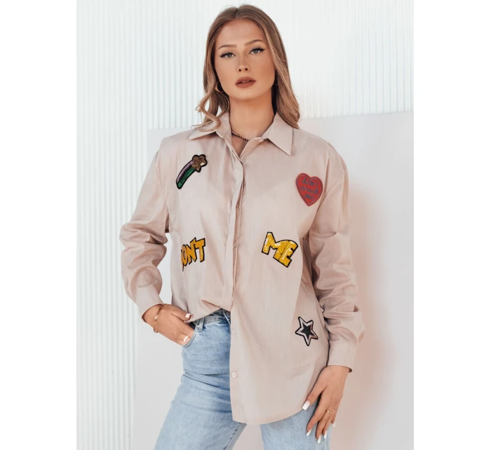 Dámská košile hnědá model 21973013 - Dstreet Dámská košile hnědá model 21973013 - Dstreet