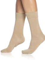 Dámske bambusové ponožky BAMBUS LADIES COMFORT SOCKS - Bellinda - béžová