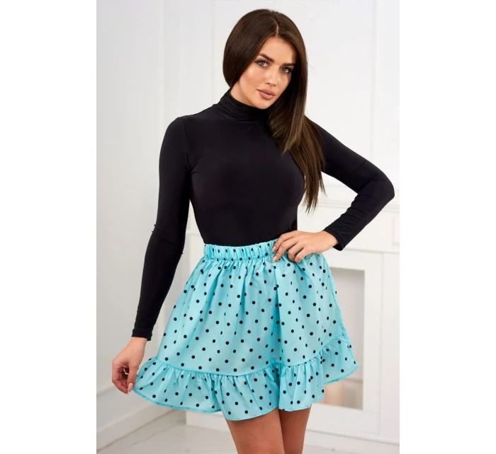 Mätová bodkovaná sukňa