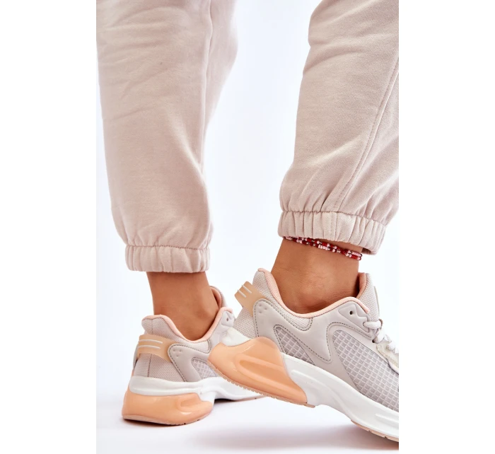 Wygodne Buty Sportowe Memory Foam System Big Star LL274336 Beżowe Wygodne Buty Sportowe Memory Foam System Big Star LL274336 Beżowe