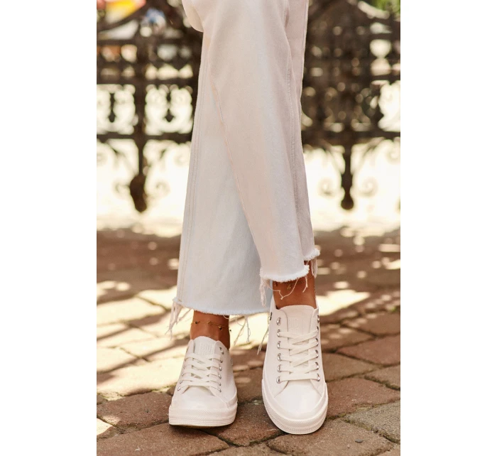 Klasyczne Trampki Damskie Big Star NN274285 Białe