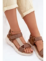 Dámské sportovní sandály model 22149811 hnědé - Artiker
