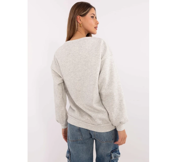 Mikina EM BL 617 model 20811730 světle šedá - FPrice