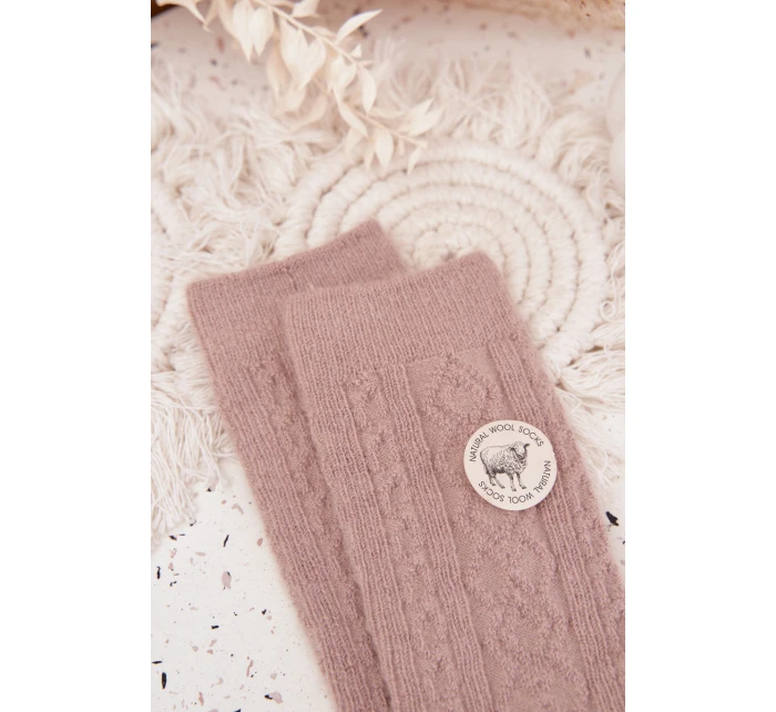 Dámske vlnené ponožky - béžové Dámske vlnené ponožky - béžové
