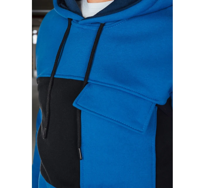 Pánska modrá mikina FashionStreet BX5912