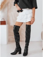 Dámské kozačky nad kolena černé Dstreet model 21993954 - FashionStreet