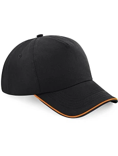 B 5 panelová kšiltovka 53.0 black/orange model 22432881 - Beechfield