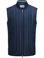 Scarsdale Vest Men Pánská prošívaná vesta model 22453948 navy - James Harvest