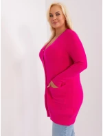 Sweter PM SW model 18917693 fuksjowy - FPrice Sweter PM SW model 18917693 fuksjowy - FPrice