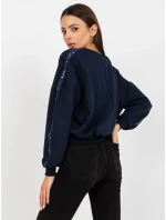 Mikina RV BL 8067.88 tmavo modrá