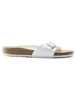 Dámske žabky Birkenstock Madrid Birko-Flor White regular wide (0040731)
