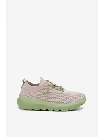 Materiál Dámska športová obuv Beige Helinae