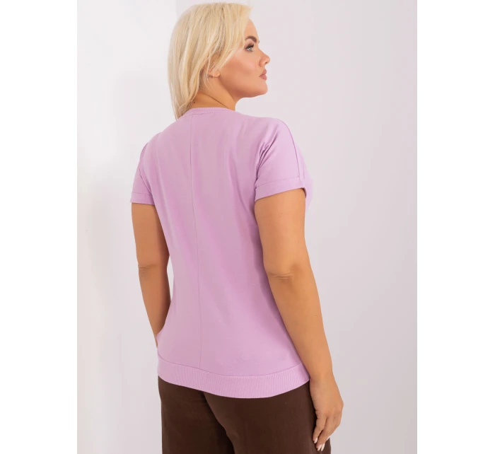 Bluzka RV BZ model 21271954 jasny fioletowy - FPrice Bluzka RV BZ model 21271954 jasny fioletowy - FPrice
