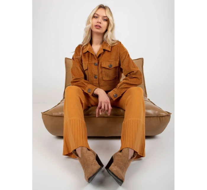 Nohavice VI SP 20284.08P tmavo žltá