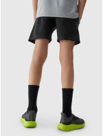 Chlapčenské športové rýchloschnúce šortky 4F - čierne