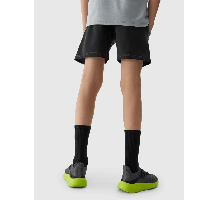 Chlapecké sportovní rychleschnoucí šortky 4F - černé