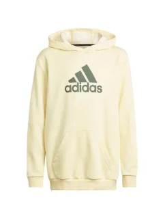 Detská mikina Badge of Sport Hoodie Jr HN8469 žltá - Adidas