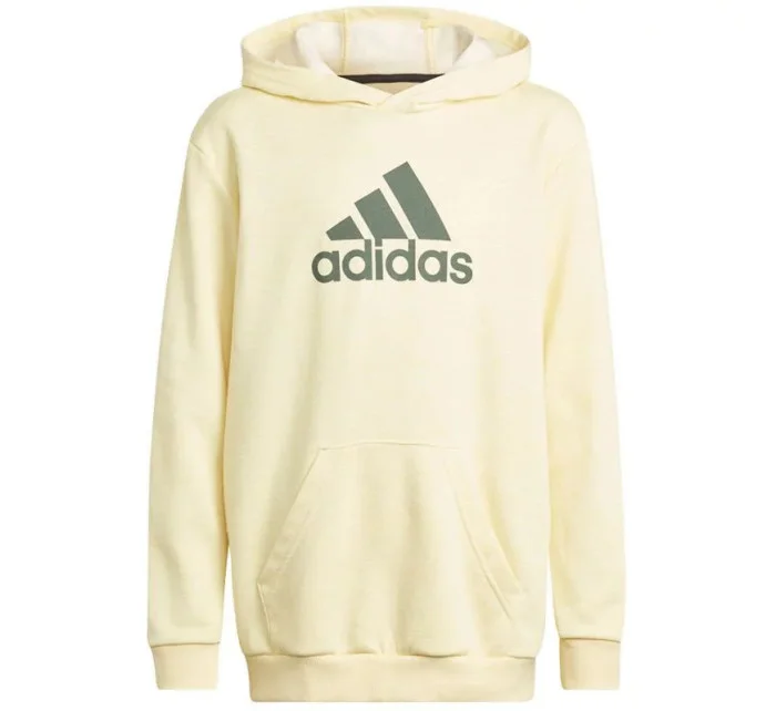 Detská mikina Badge of Sport Hoodie Jr HN8469 žltá - Adidas