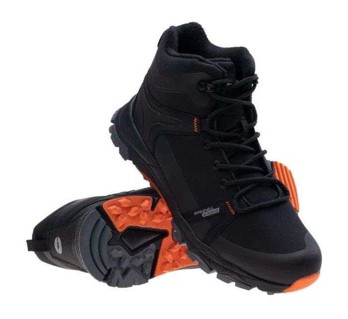Pánske topánky Himba Mid Wp M 92800330734 Black with orange - Hi-Tec Pánske topánky Himba Mid Wp M 92800330734 Black with orange - Hi-Tec