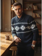 Pánský tmavě modrý svetr Dstreet model 21982525 - FashionStreet