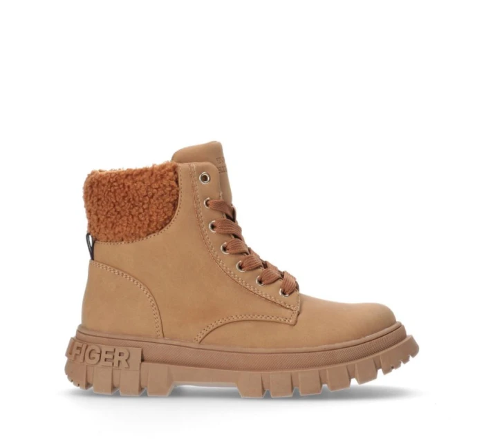 Tommy Hilfiger Čipkované topánky Cognac W T3A5-33053-1628582-582