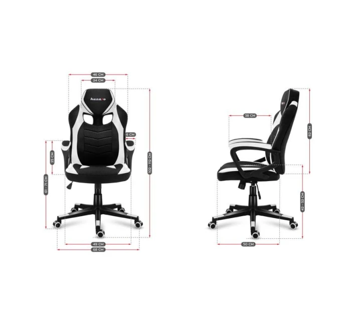 Herní židle Force model 21325922 White Mesh - Huzaro Herní židle Force model 21325922 White Mesh - Huzaro