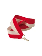 Stuha 22 mm - červená a biela
