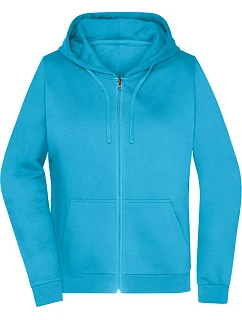 JN 755 Dámská mikina s kapucí model 22489544 turquoise - Daiber