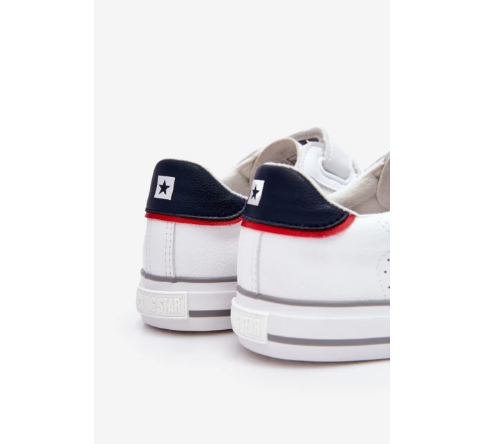 tenisky na suchý zip Big Star Bíle model 21610210 - Big Star Shoes tenisky na suchý zip Big Star Bíle model 21610210 - Big Star Shoes