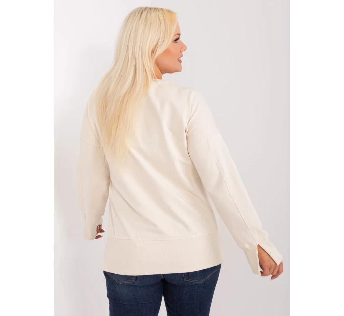 Bluzka RV BZ model 19465488 jasny beżowy - FPrice Bluzka RV BZ model 19465488 jasny beżowy - FPrice