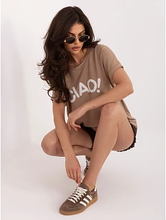 Bluzka RV BZ model 22097721 ciemny bezowy - FPrice