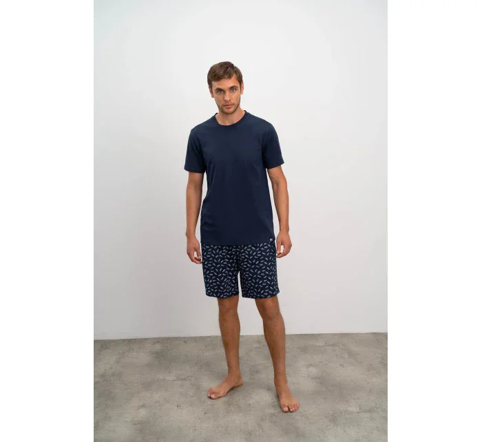 Pánske tričko 16850 tmavo modré - Vamp