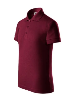 Detská polokošeľa Pique (granátová)