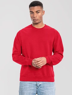 Mikina Fruit of the Loom Iconic 250 Set-In Sweat 16.2292 červená